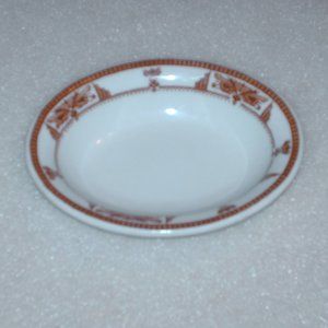Antique porcelain bowl or soap dish by Carr China Grafton West Virginia